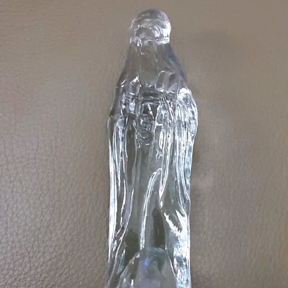 Windsor Collection Clear Glass Nativity Scene 6 Piece - Vtg